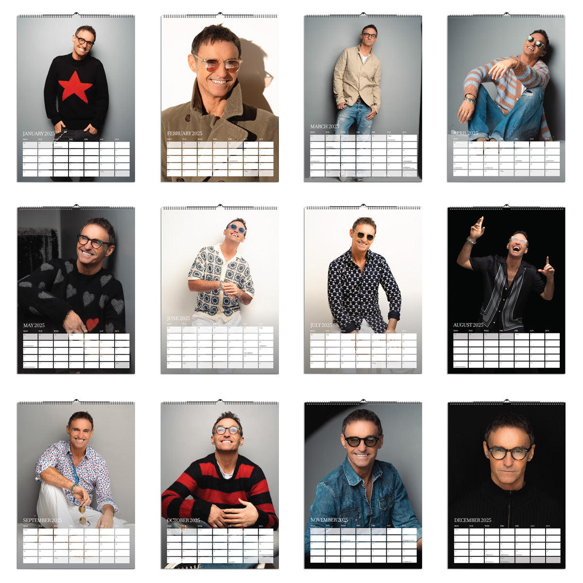 Marti Pellow Official Calendar 2025