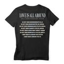 Love is All Around Tour T-Shirt Black