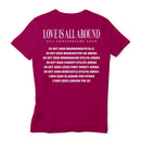 Love is All Around Tour T-Shirt Pink