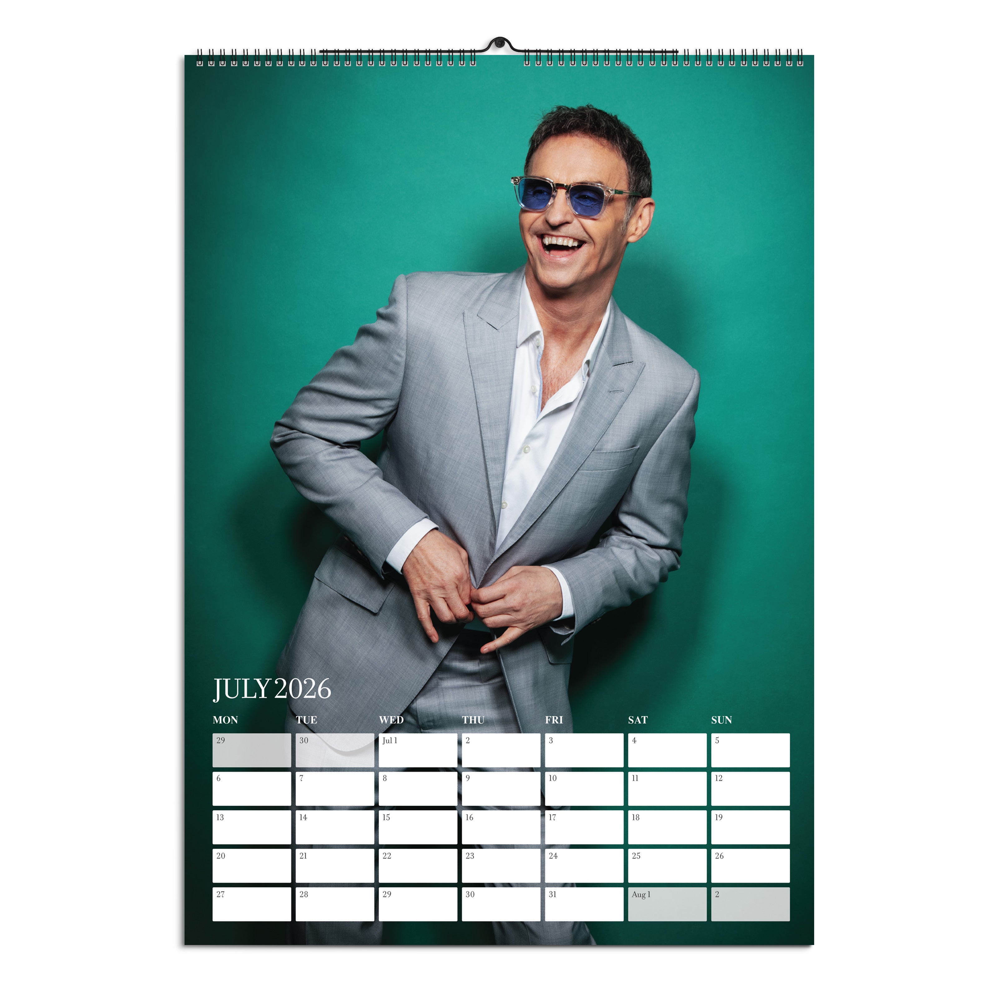 Marti Pellow Official Calendar 2026