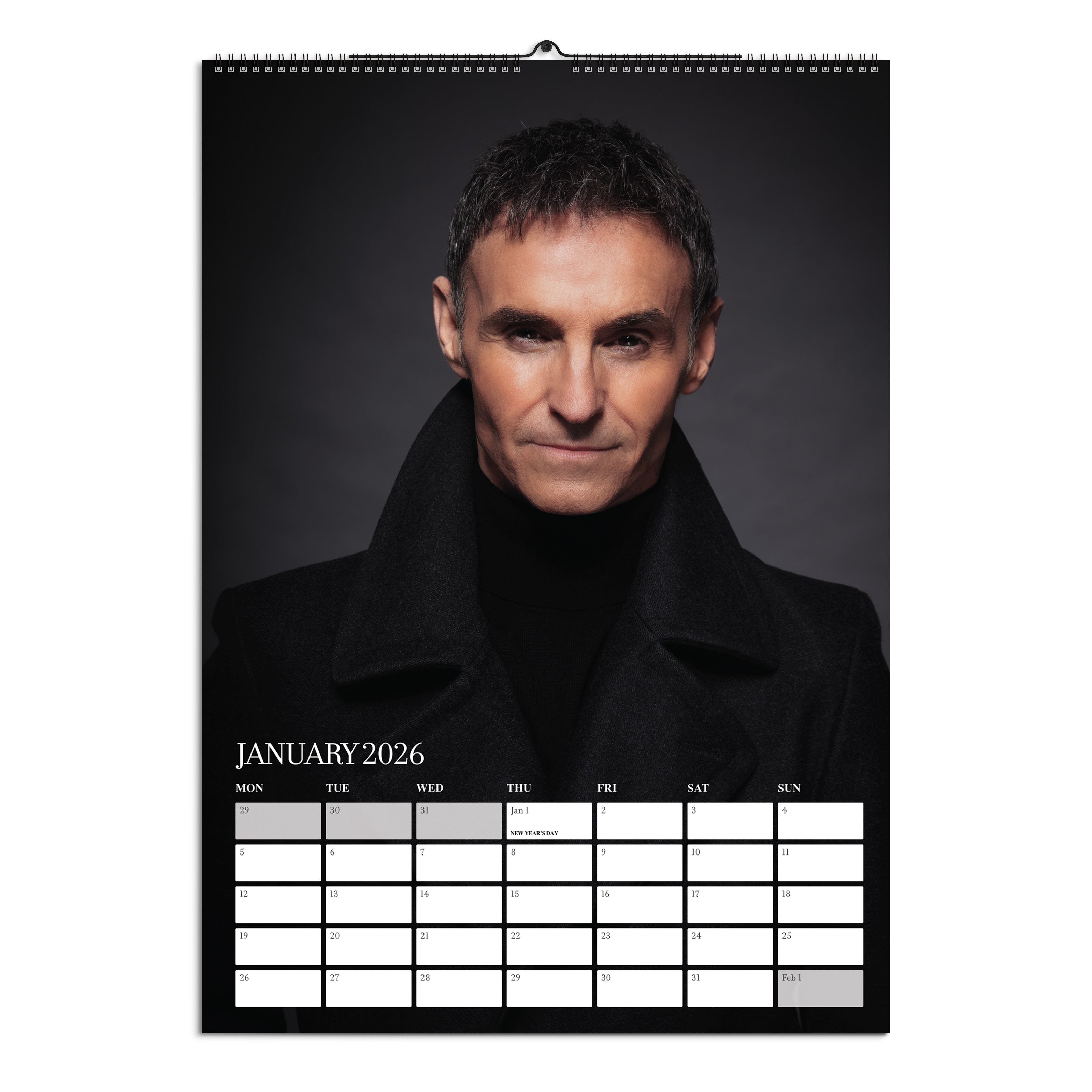 Marti Pellow Official Calendar 2026