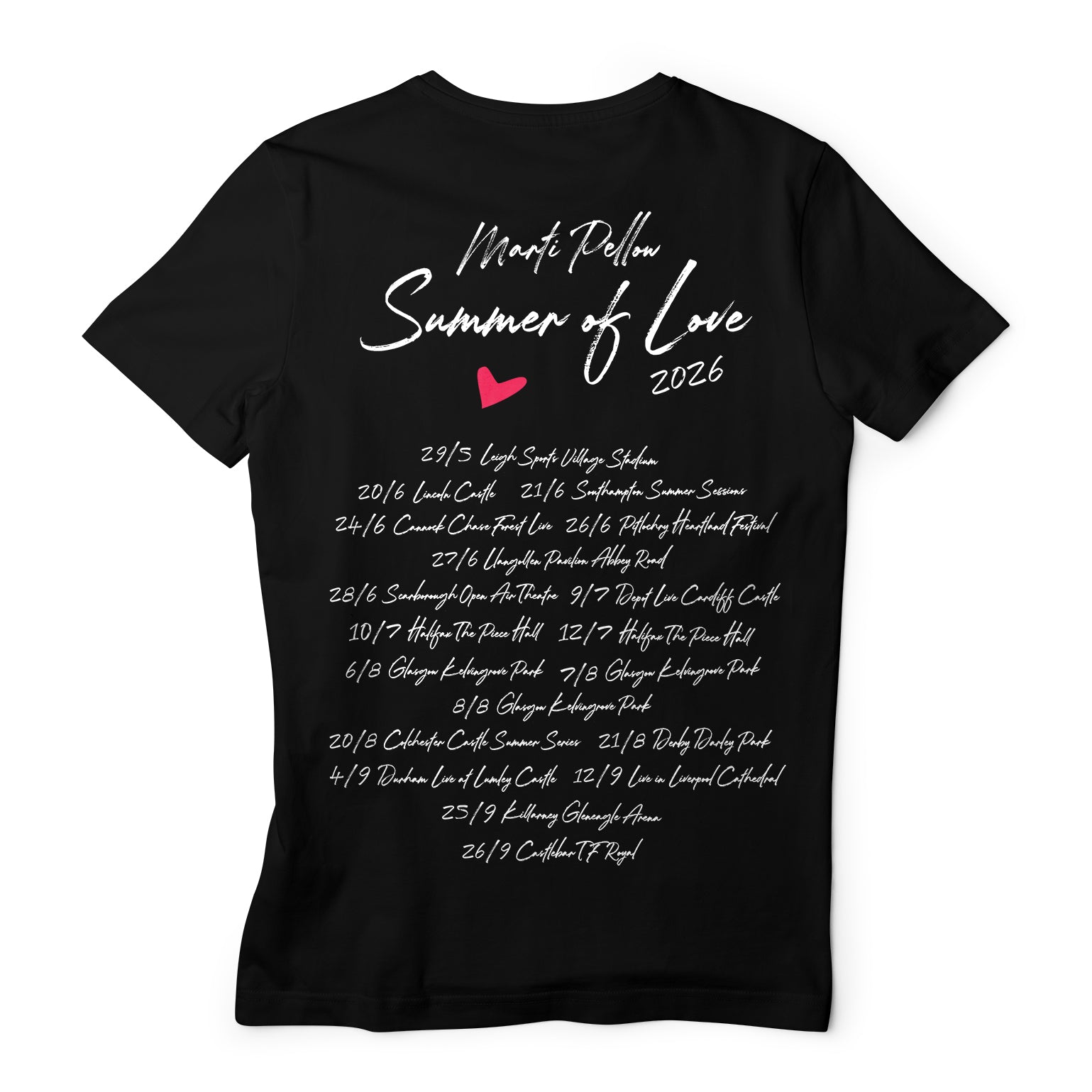From Glasgow with Love Tour T-Shirt