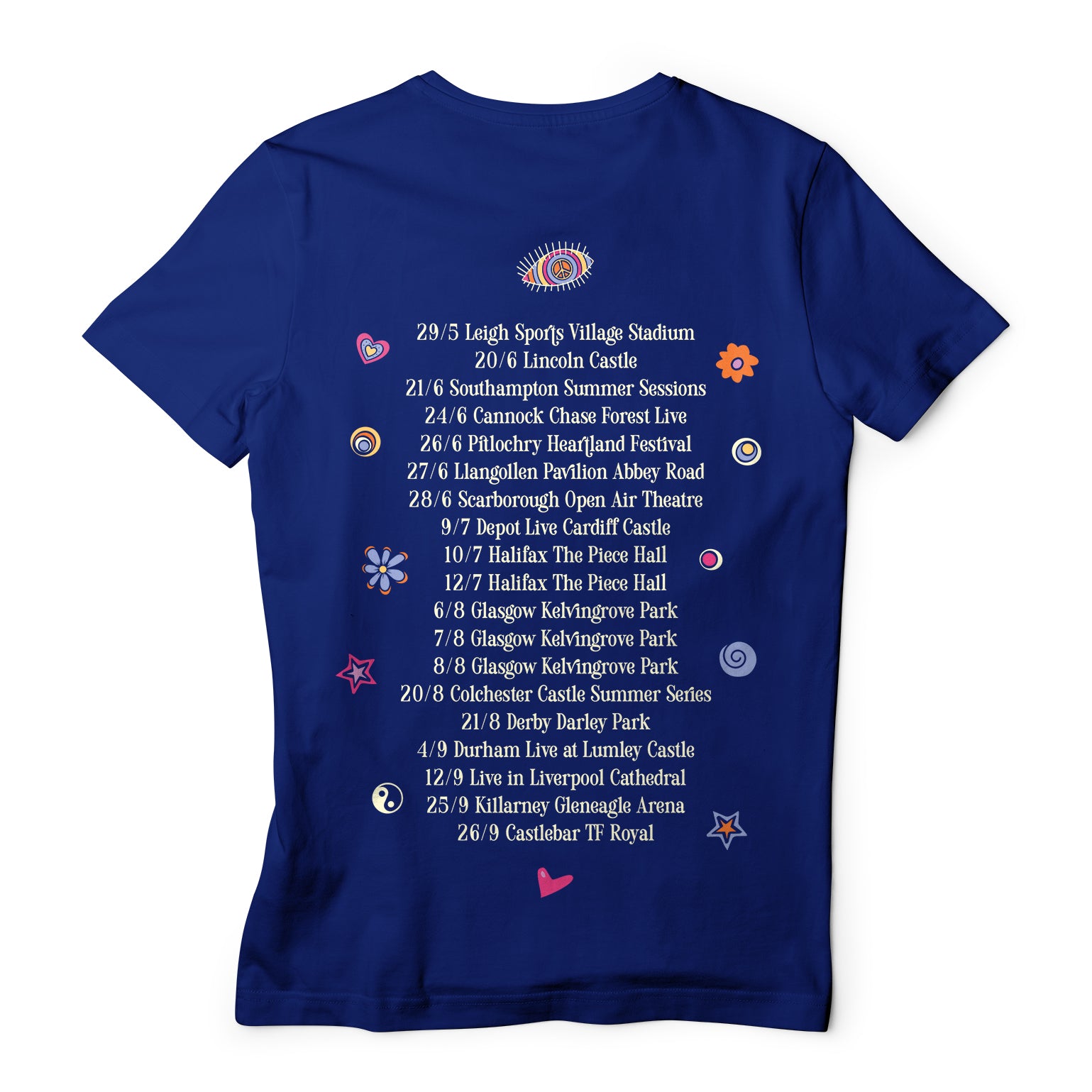Summer of Love 2026 Tour T-Shirt Cobalt