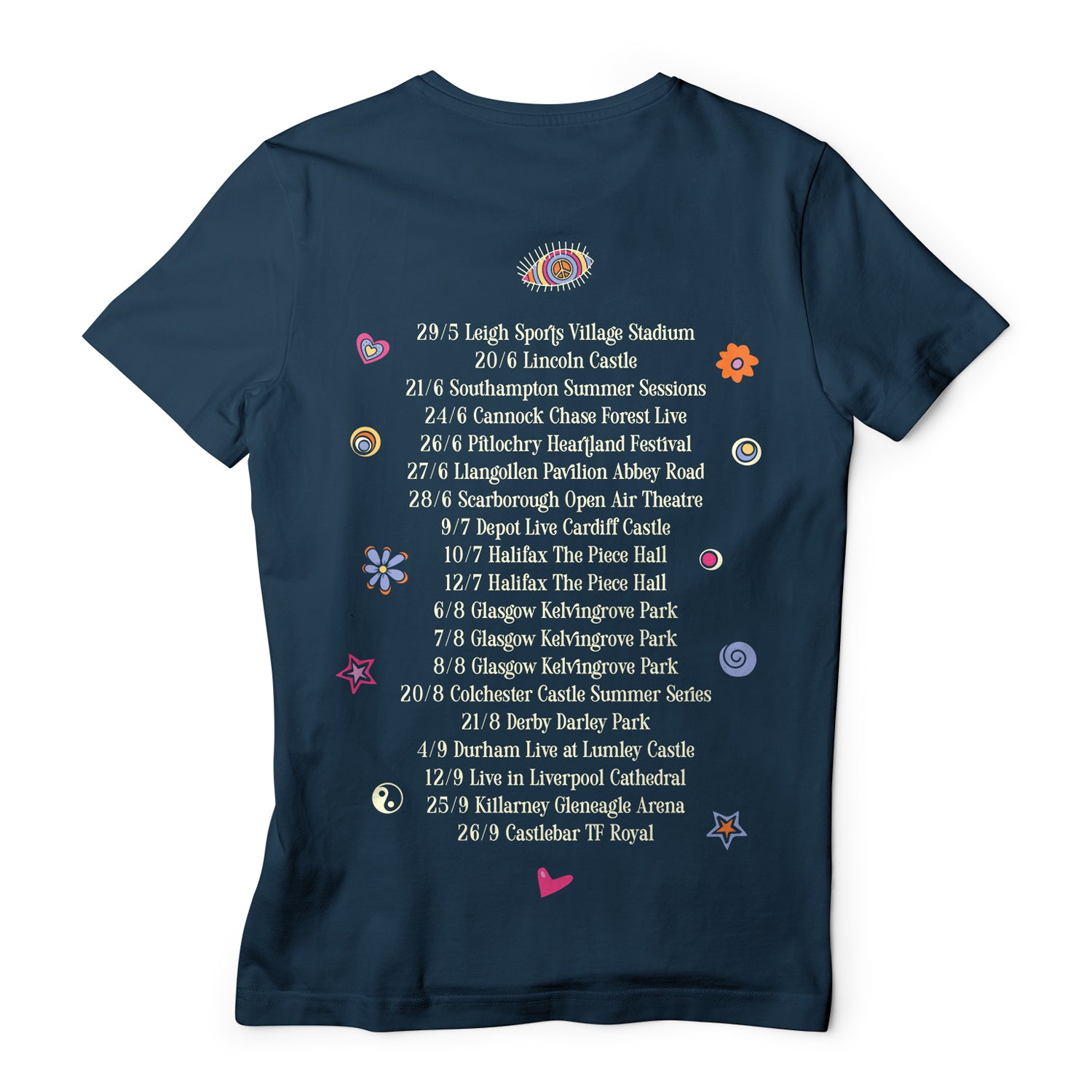 Summer of Love 2026 Tour T-Shirt Ocean Blue