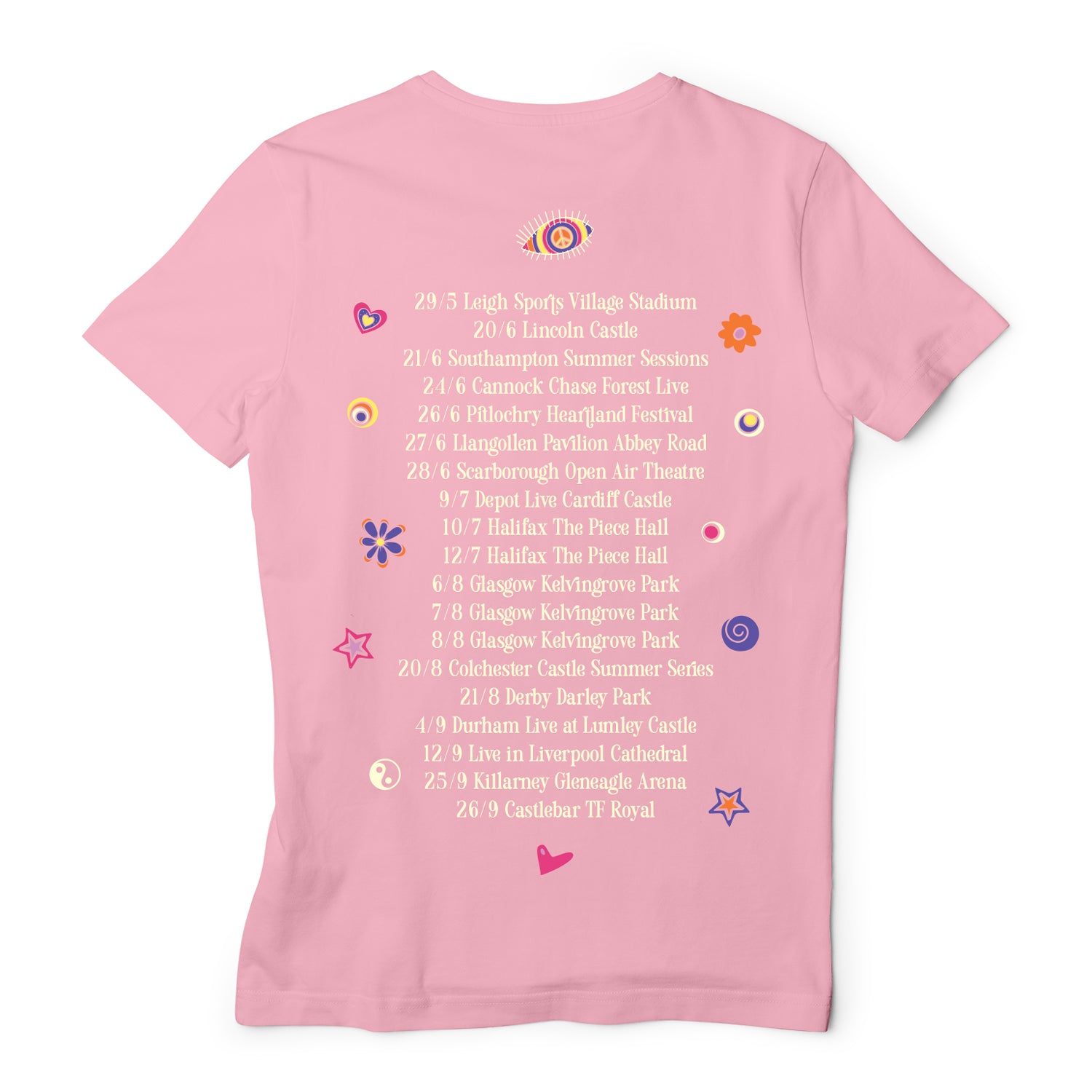 Summer of Love 2026 Tour T-Shirt Pink